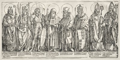 Die acht Heiligen von Österreich, ca. 1515 von Albrecht Dürer