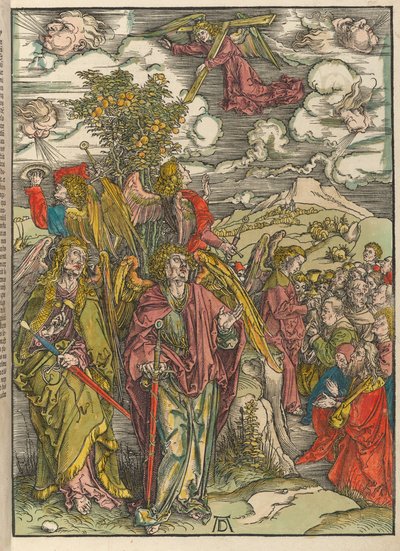 Die vier Engel, die die Winde halten von Albrecht Dürer