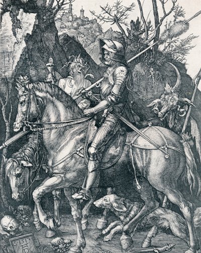 Der Ritter, der Tod und der Teufel von Albrecht Dürer