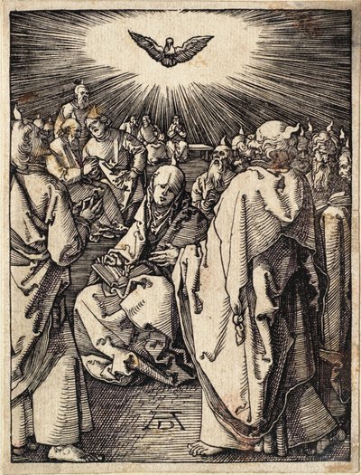 Die Kleine Passion: Pfingsten von Albrecht Dürer