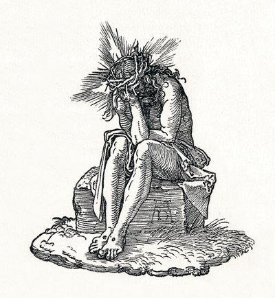 Der Mann der Schmerzen. Titelseite zur Kleinen Passion, um 1511, 1906 von Albrecht Dürer