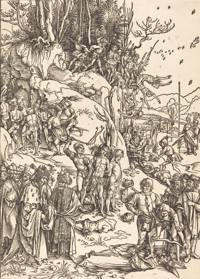 Das Martyrium der Zehntausend von Albrecht Dürer