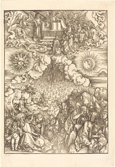Die Öffnung des fünften und sechsten Siegels von Albrecht Dürer