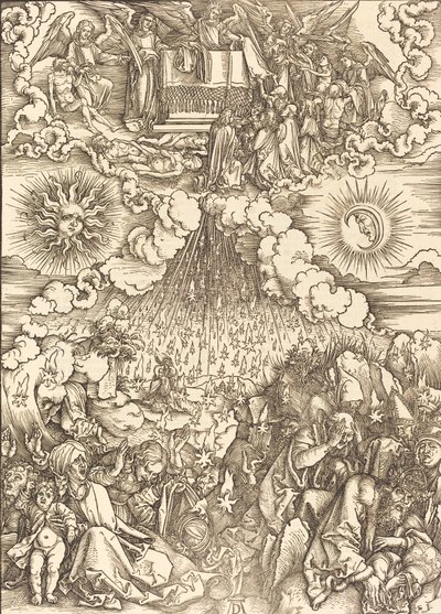 Die Öffnung des fünften und sechsten Siegels, 1498 von Albrecht Dürer