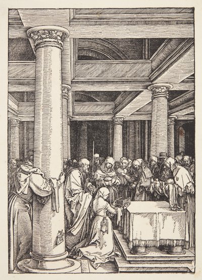 Die Darstellung im Tempel von Albrecht Dürer