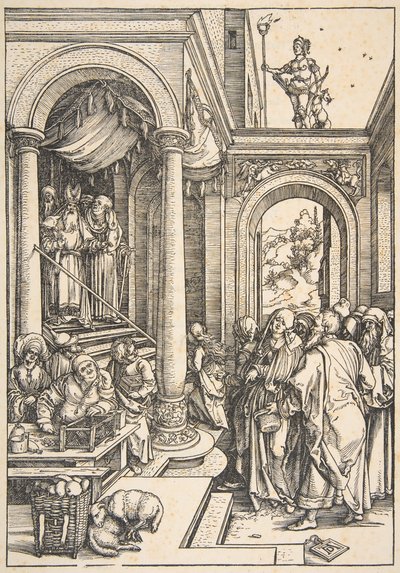 Die Darstellung der Jungfrau im Tempel, aus Das Leben der Jungfrau, ca. 1503 von Albrecht Dürer