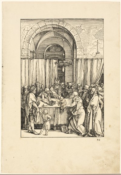 Die Ablehnung von Joachims Opfer, aus Das Leben der Jungfrau von Albrecht Dürer