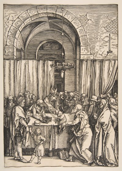 Die Ablehnung von Joachims Opfergabe, aus Das Leben der Jungfrau, ca. 1504 von Albrecht Dürer