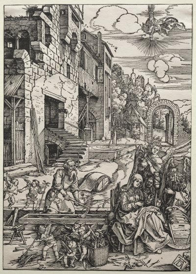 Die Ruhe in Ägypten von Albrecht Dürer