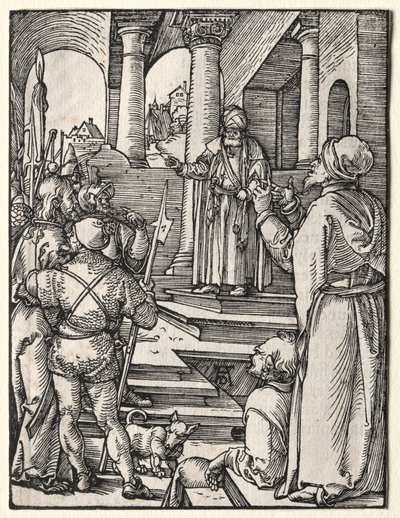 Die Kleine Passion: Christus vor Pilatus von Albrecht Dürer
