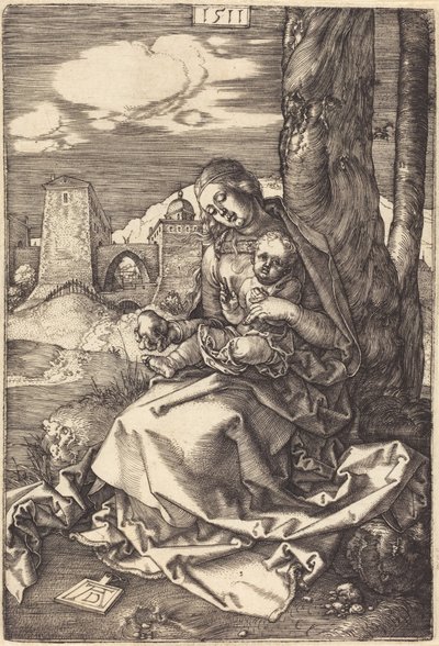 Die Jungfrau und das Kind mit der Birne von Albrecht Dürer