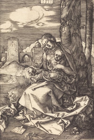 Die Jungfrau und das Kind mit der Birne von Albrecht Dürer