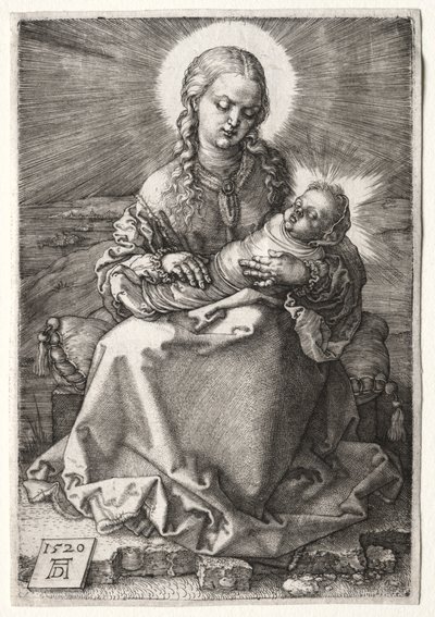 Die Jungfrau mit dem gewickelten Kind, 1520 von Albrecht Dürer