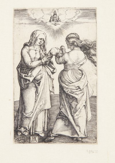Die Jungfrau mit dem Christuskind und St. Anna von Albrecht Dürer