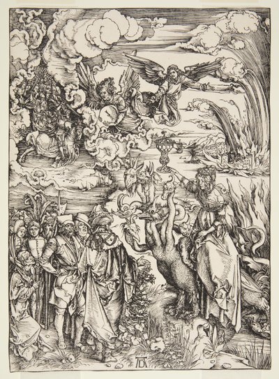 Die Hure Babylon, aus der Apokalypse von Albrecht Dürer