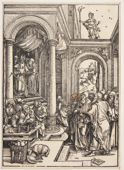 Die Darstellung der Jungfrau im Tempel von Albrecht Dürer