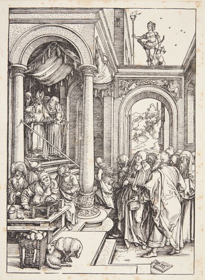 Die Darstellung der Jungfrau im Tempel von Albrecht Dürer