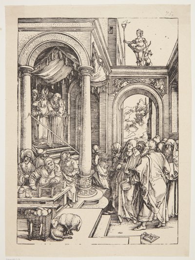 Die Darstellung der Jungfrau im Tempel von Albrecht Dürer