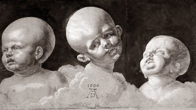 Drei Kinderköpfe von Albrecht Dürer