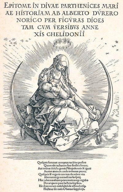 Titelseite des Lebens der Jungfrau, 1511 1906 von Albrecht Dürer