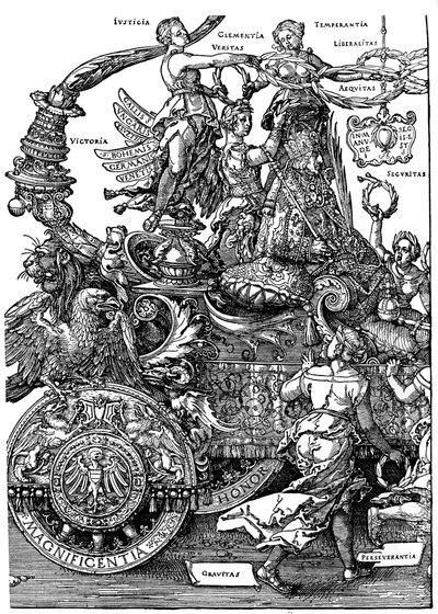 Triumphale Rückkehr von Maximilian I., 1512-1522, 1936 von Albrecht Dürer