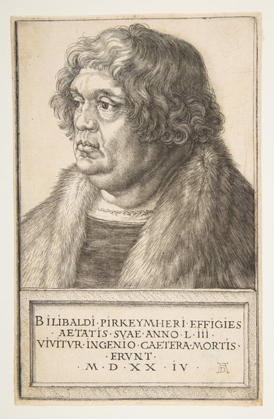 Willibald Pirckheimer, 1524 von Albrecht Dürer