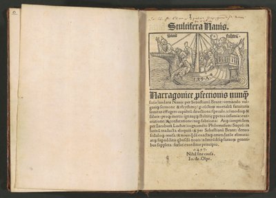 Stultifera navis (Narrenschiff) von Albrecht Dürer and Various Artists, Sebastian Brant