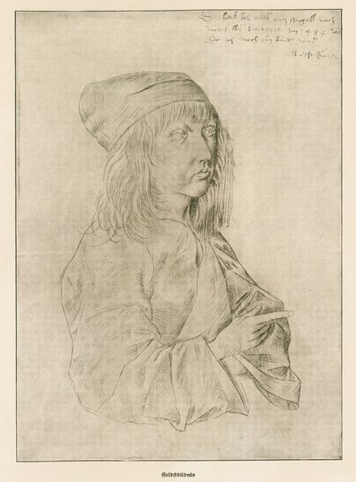 Albrecht Dürer - Selbstporträt im Alter von dreizehn Jahren von Albrecht Dürer or Duerer