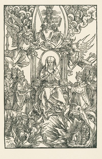 Birgitta übergibt ihre Werke dem Kaiser, Königen und Fürsten von Albrecht Dürer or Duerer