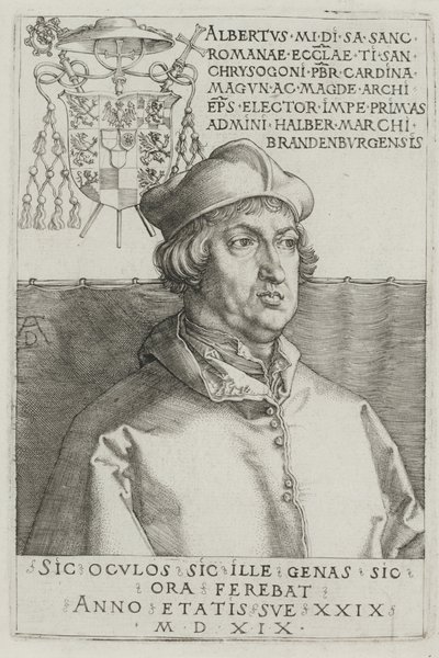 Kardinal Albrecht von Brandenburg von Albrecht Dürer