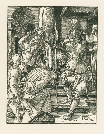 Christus vor Annas, um 1508-09 von Albrecht Dürer or Duerer