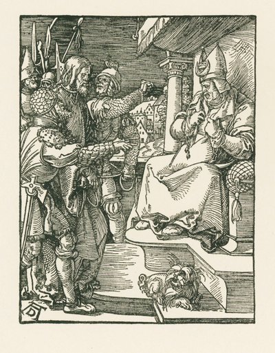 Christus vor Kaiphas von Albrecht Dürer or Duerer