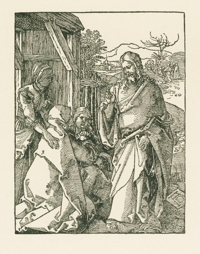 Christus nimmt Abschied von seiner Mutter, um 1508-09 von Albrecht Dürer or Duerer