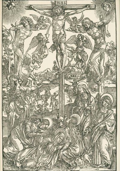 Kreuzigung (Das Große Kalvarienberg) von Albrecht Dürer or Duerer