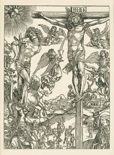 Kreuzigung (Das Große Kalvarienberg) von Albrecht Dürer or Duerer