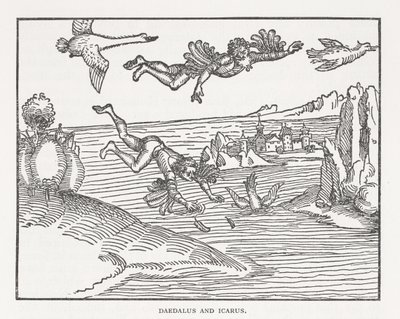 Daedalus und Ikarus von Albrecht Dürer
