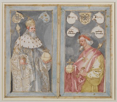 Kaiser Karl der Große und Sigismund, um 1507 - 1510 von Albrecht Dürer