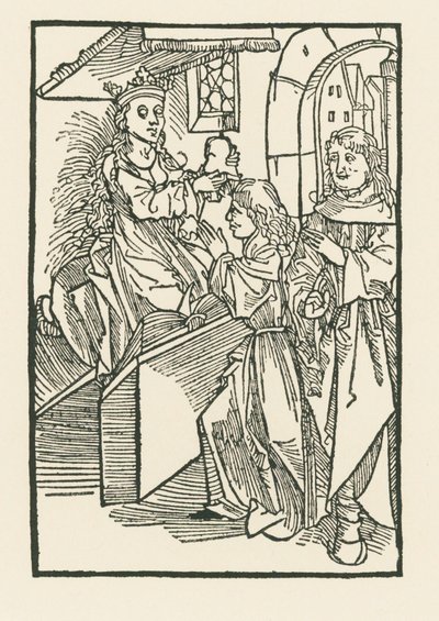 Illustration auf der Titelseite von "Oratio Cassandre Venete" von Albrecht Dürer or Duerer