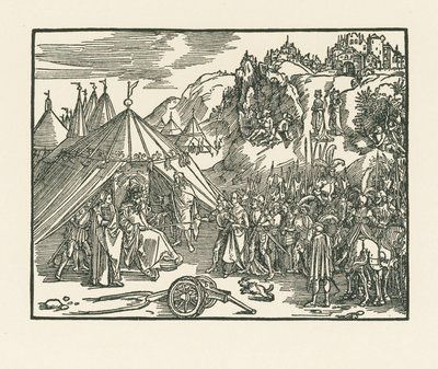 Judith wird ins Lager von Holofernes gebracht von Albrecht Dürer or Duerer