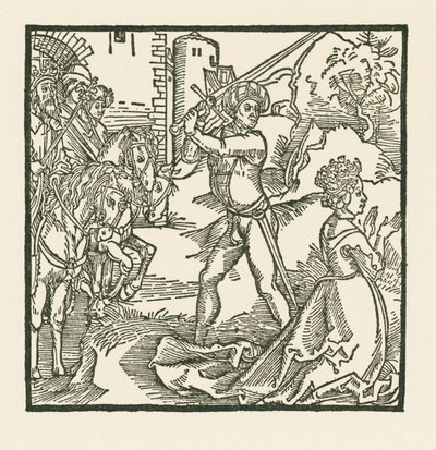 König Jehu lässt seine Frau Isebel enthaupten von Albrecht Dürer or Duerer