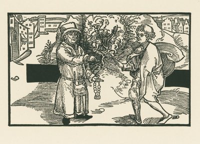 Laches und Parmeno, um 1492-93 von Albrecht Dürer or Duerer