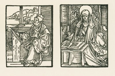 Magister Matthias, Kanoniker von Linköping und Heilige Birgitta von Albrecht Dürer or Duerer