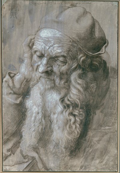 Alter Mann - Studie für einen Heiligen von Albrecht Dürer or Duerer