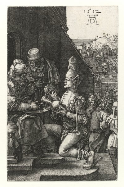 Pilatus wäscht seine Hände, 1512 von Albrecht Dürer