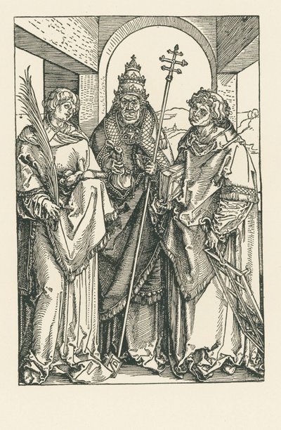 Heilige Stephanus, Sixtus und Laurentius von Albrecht Dürer or Duerer
