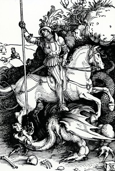 St. Georg und der Drache von Albrecht Dürer