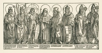 Die österreichischen Heiligen von Albrecht Dürer or Duerer