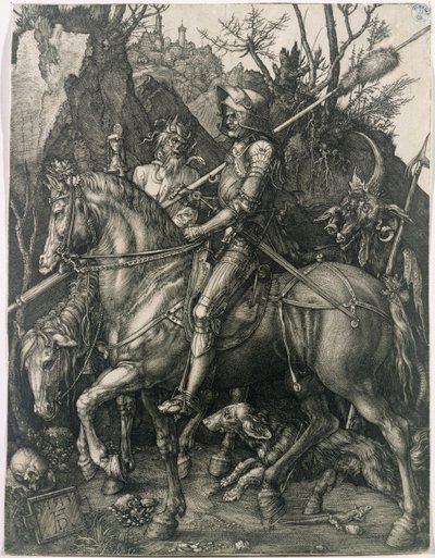 Der Ritter, der Tod und der Teufel von Albrecht Dürer