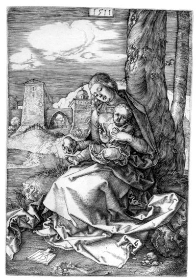 Die Jungfrau und das Kind mit der Birne, 1511 von Albrecht Dürer