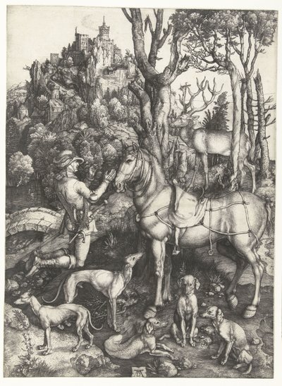 Die Vision des heiligen Eustachius von Albrecht Dürer or Duerer